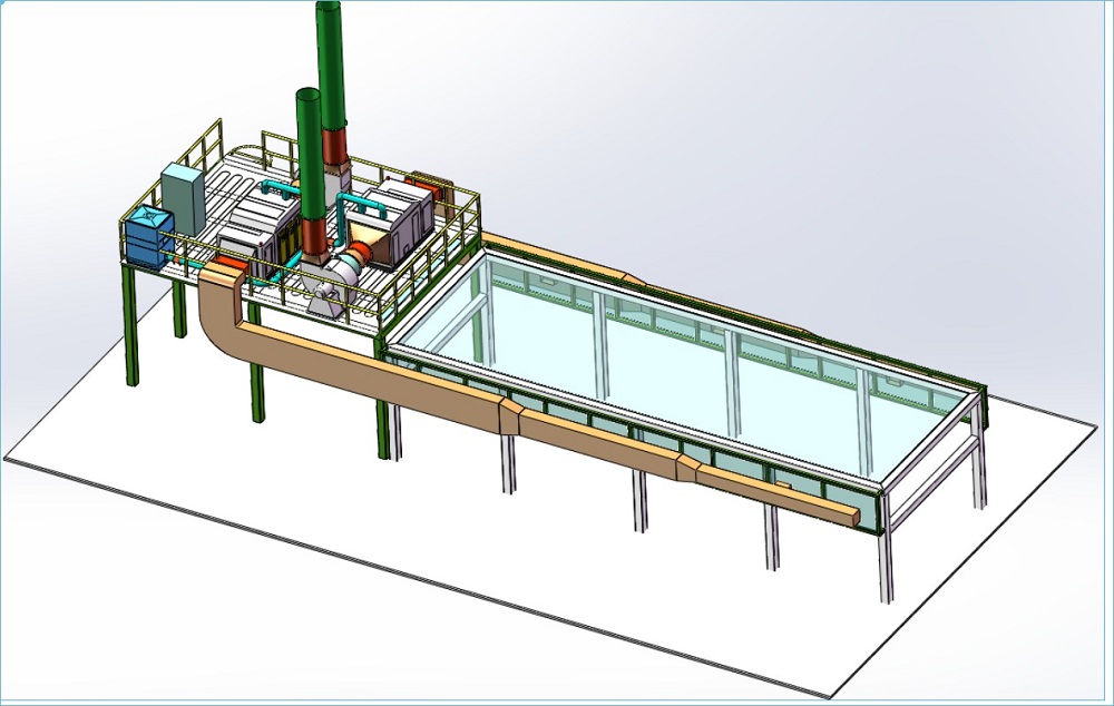 焊接烟尘治理-电除尘加脱附工艺